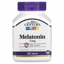 Антиоксидант 21st Century Melatonin  5 mg 120 таб