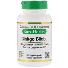Антиоксидант California Gold Nutrition Ginkgo Biloba 120 мг 60 капсул