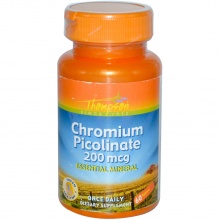 Витамины Thompson Chromium Picolinate 200 мкг 60 таблеток